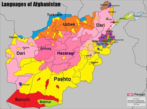 Languages of Afghanistan : MapPorn | Language map, Geography map ...