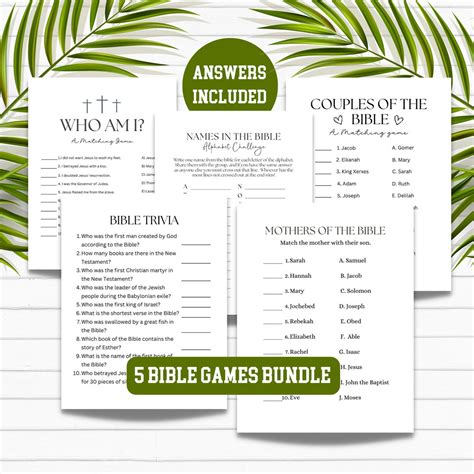 5 Bible Games Bible Trivia Bible Trivia Game Bible Games Christian ...