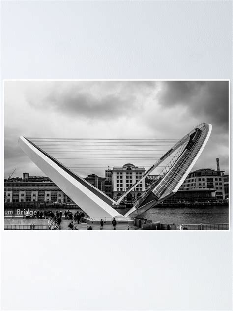 "Gateshead Millennium bridge at Full Tilt" Poster by tynesidephotos ...