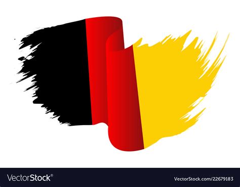 Germany flag symbol icon design german flag color Vector Image