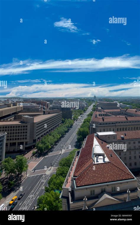 Washington DC aerial view Stock Photo - Alamy