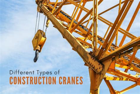 Different Types of Construction Cranes | NessCampbell