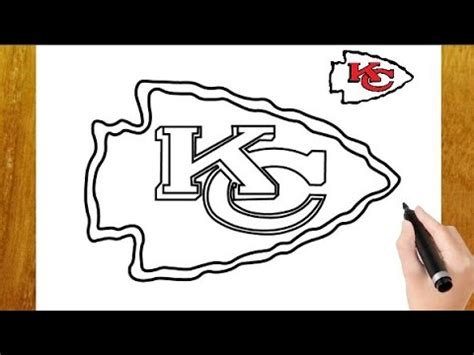 How To Draw Kansas City Chiefs Logo | NFL Logo - YouTube