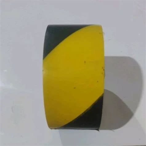 Yellow and Black 2 Inch PVC Floor Marking Tape, 30 M, 5mm at Rs 45/roll ...