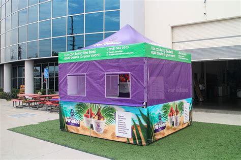 Food Booth Vendor Tents | Custom Concession Pop Up Booth Tents 10x10