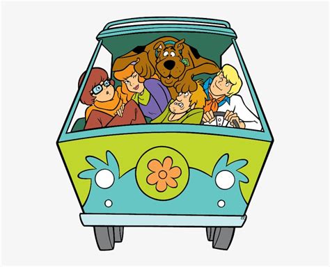 Scooby-doo Mystery Machine - Scooby Doo Gang In Mystery Machine ...