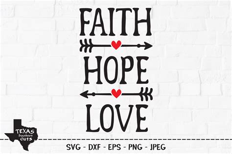 Transparent Faith Hope Love Svg Free | Free SVG Cut Files. Create your ...