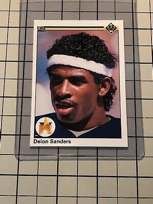 1990 UPPER DECK “DEION SANDERS” Rookie #13. NEW YORK YANKEES Great ...