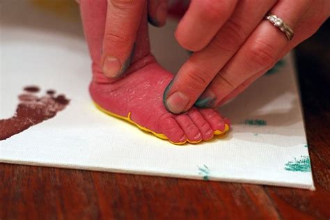 DIY Hands and Feet Painting for Newborns - Cleverly Simple