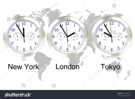 World Time Zones Time London New Stock Photo 79892974 | Shutterstock