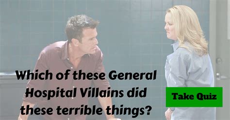 General Hospital Villains Trivia