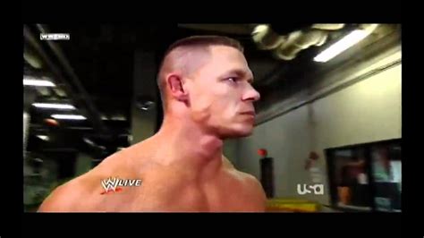 WWE RAW 1 23 12 - John Cena Angry Face - YouTube