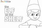 Elf On The Shelf Coloring Pages Printable For Free Download sketch template