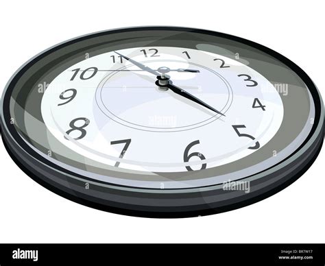 Illustration of a clock Stock Photo - Alamy