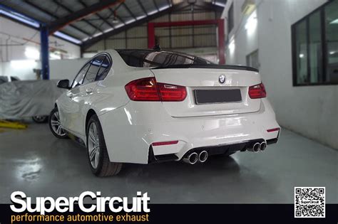 SUPERCIRCUIT Exhaust Pro Shop: BMW F30 320i (N20) Downpipe + Cat-back Exhaust Customization