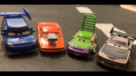 DISNEY PIXAR CARS TUNERS (DJ, WINGO, SNOT ROD, BOOST) - YouTube