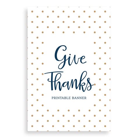 Give Thanks Banner (Free Printable)#N# – Muscadine Press