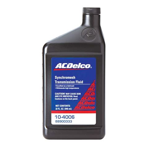 Buy ACDelco 769476 GM Original Equipment 10-4006 Synchromesh Transmission Fluid - 1 qt Online at ...