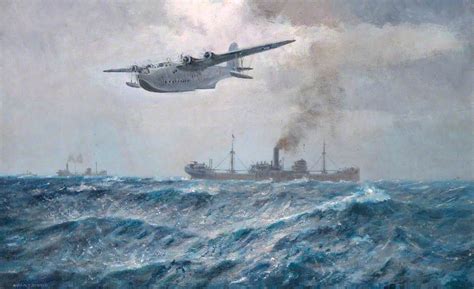 A Sunderland Flying-Boat on Patrol | Art UK