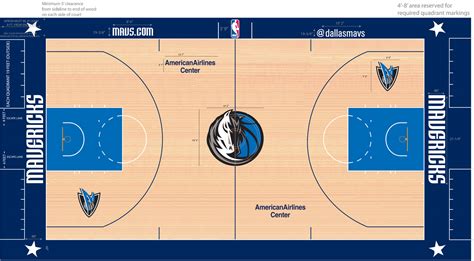 Dallas Mavericks Court Design 2024 - Nara Leonie