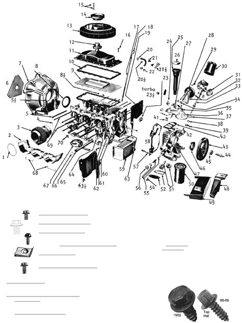 Corvair Parts Catalog Corvair Engine Block Diagram, Engine Parts pg 9