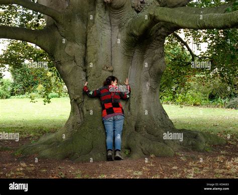 Tree hugging hippy hi-res stock photography and images - Alamy