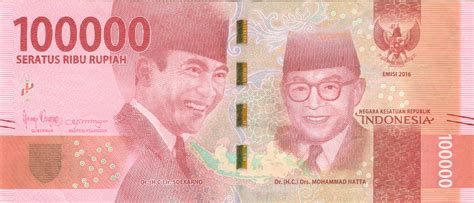 100 000 Rupiah - Indonesia (1949-date) – Numista