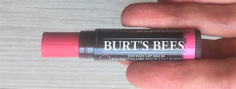 little white truths: Burt's Bees Tinted Lip Balm in Pink Blossom - review and swatches