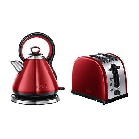 Russell Hobbs Legacy Kettle Toaster Range - Red | Red kitchen accessories, Kettle and toaster ...