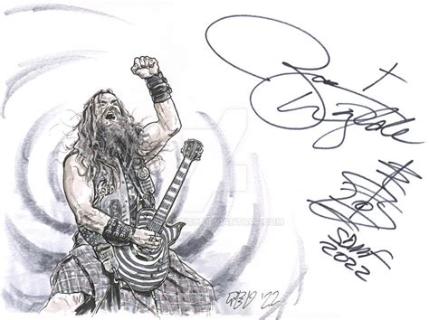 Zakk Wylde signed by tdastick on DeviantArt