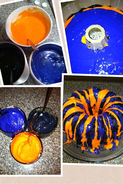 Just for done making this awesome Halloween cake. 1 - Chocolate cake mix 1 - White cake mix 1 ...