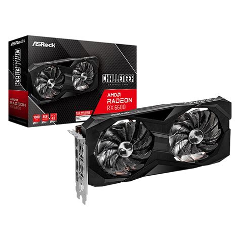 ASRock Radeon RX 6600 Challenger D 8GB Video Card - RX6600-CLD-8G | Mwave