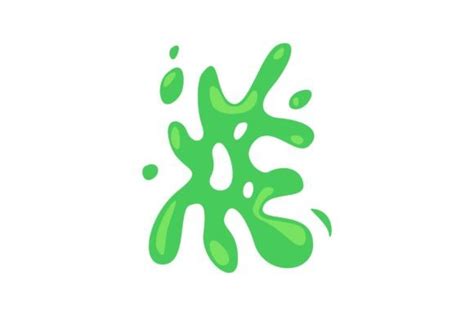 Toxic Green Slime Flat for Web Design. C Graphic by pch.vector · Creative Fabrica