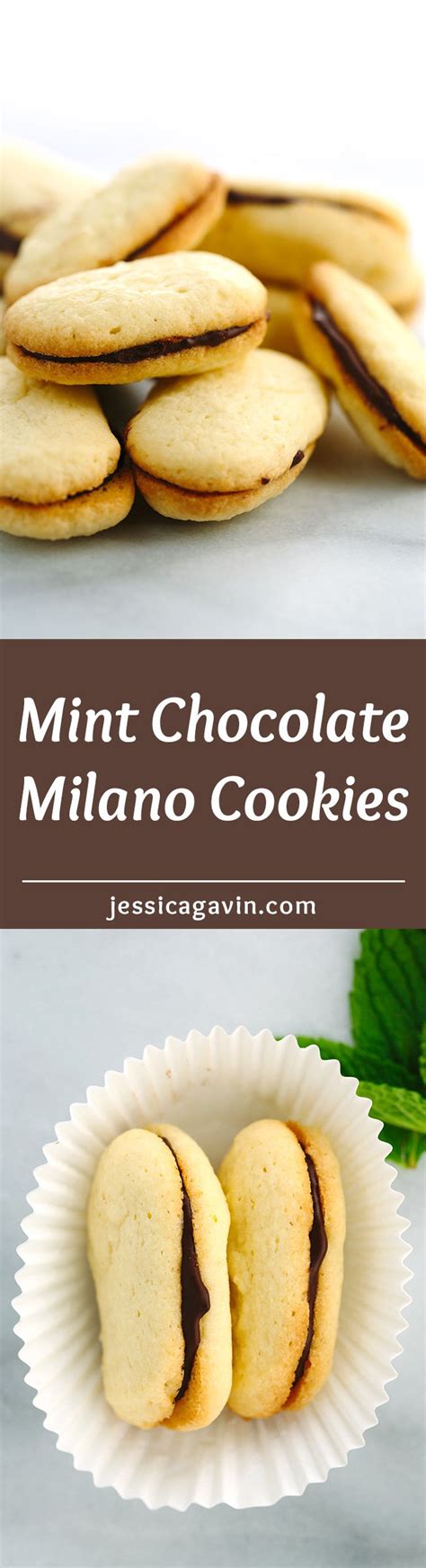 Mint Chocolate Milano Cookies | Recipe | Milano cookies, Mint chocolate, Chocolate recipes