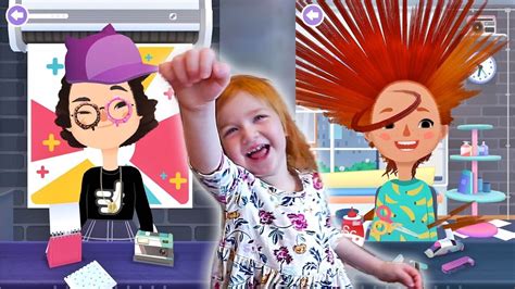 Adley App Reviews | Toca Hair Salon 3 | Ultimate Hair Cuts - YouTube