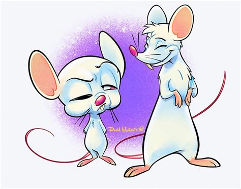 Buy Pinky and the Brain Animaniacs Fanart Art Print Online in India - Etsy