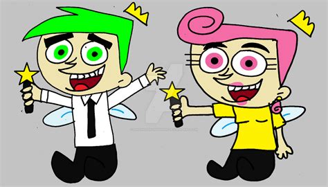 Cosmo and Wanda - Fanart by AnthroBrownWolf on DeviantArt