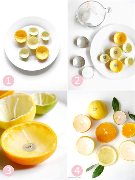 DIY Quick & Easy Citrus Candles | Citrus candle, Fruity candle, Easy ...