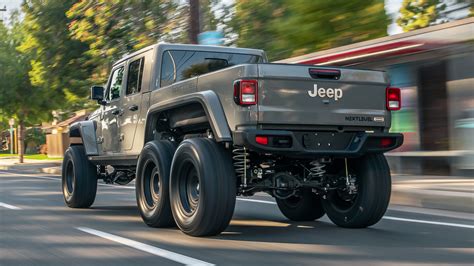 Next Level 6x6 review: ginormous six-wheeled Jeep Gladiator driven Reviews 2024 | Top Gear