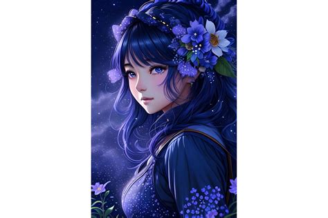 Anime Girl Portrait Graphic by mimishop · Creative Fabrica