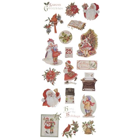 Vintage Christmas Icons Stickers | Hobby Lobby | 627455