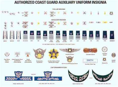 (2016) United States Coast Guard Auxiliary Insignia, Medals & Service Ribbons - Herbert Booker ...