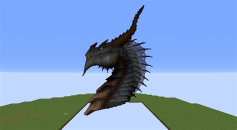 Minecraft Dragon Head Build