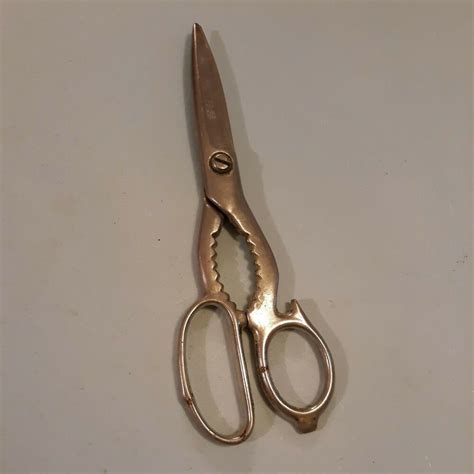 Wiss Kitchen Shears KS1 Scissors Jar Claw Bottle Opener Plated Carbon Steel Vtg | eBay | Kitchen ...