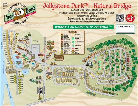 √ Natural Bridge State Resort Park Trail Map