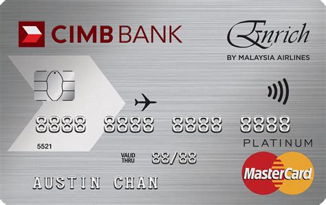 CIMB Enrich Platinum MasterCard, CIMB BANK - Credit Cards Information