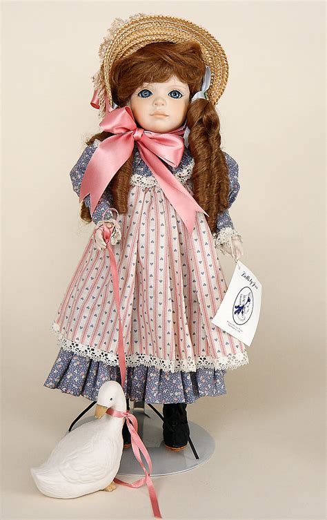 Goose Girl - porcelain limited edition collectible doll by Jerri McCloud