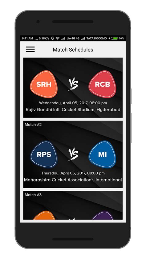 IPL T20 Cricket Schedule 2017