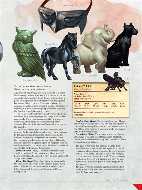 The Second 5E DMG Preview Unlocked : Figurine of Wondrous Power | DDO Players