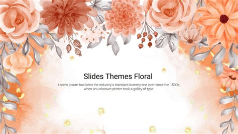 Background Google Slides Themes Floral in 2022 | Google slides themes ...